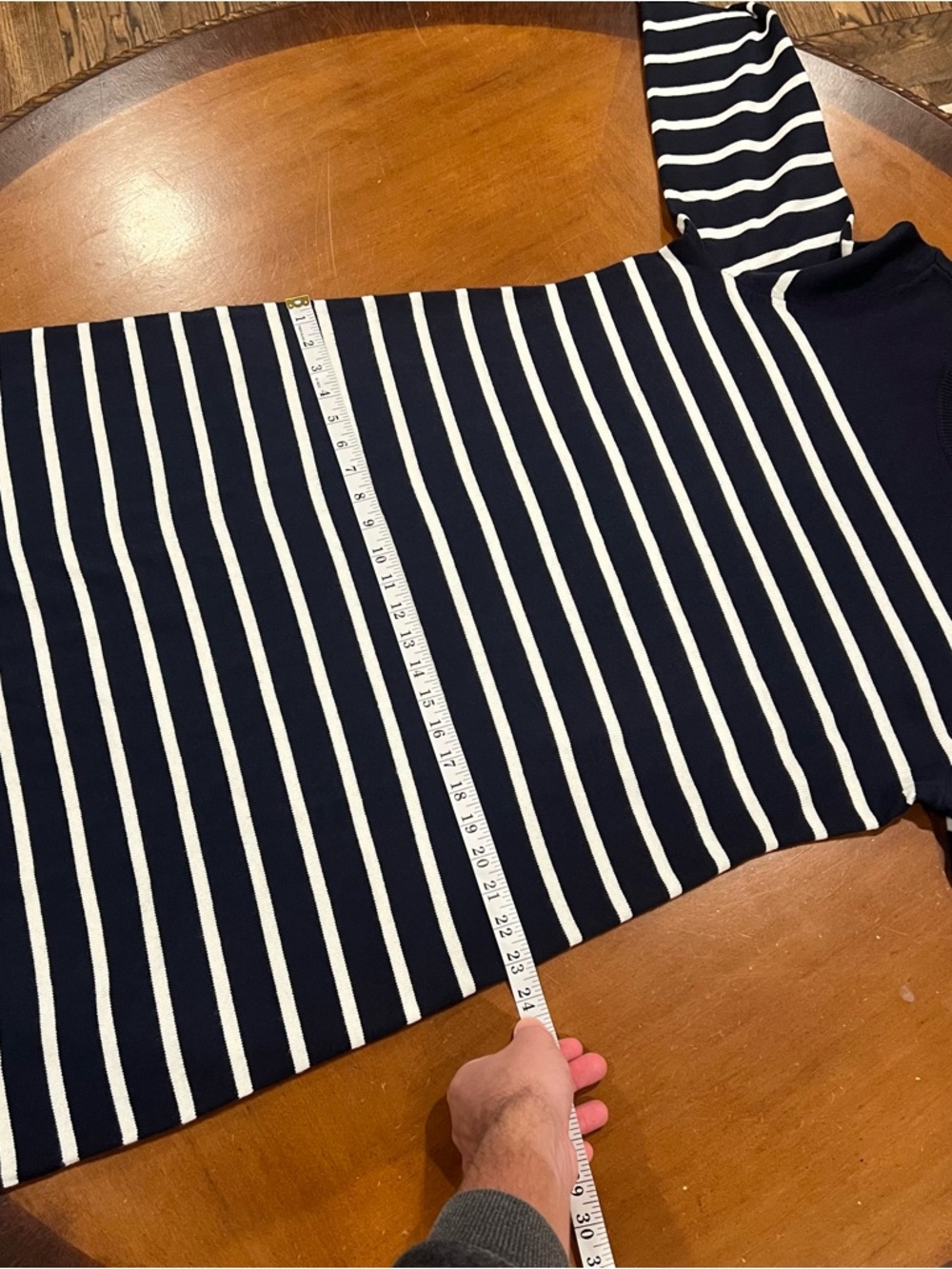 NWT $149 Talbots Plus Crewneck Sweater Dress Navy Breton‎ Stripe Size X Shift - Picture 14 of 16